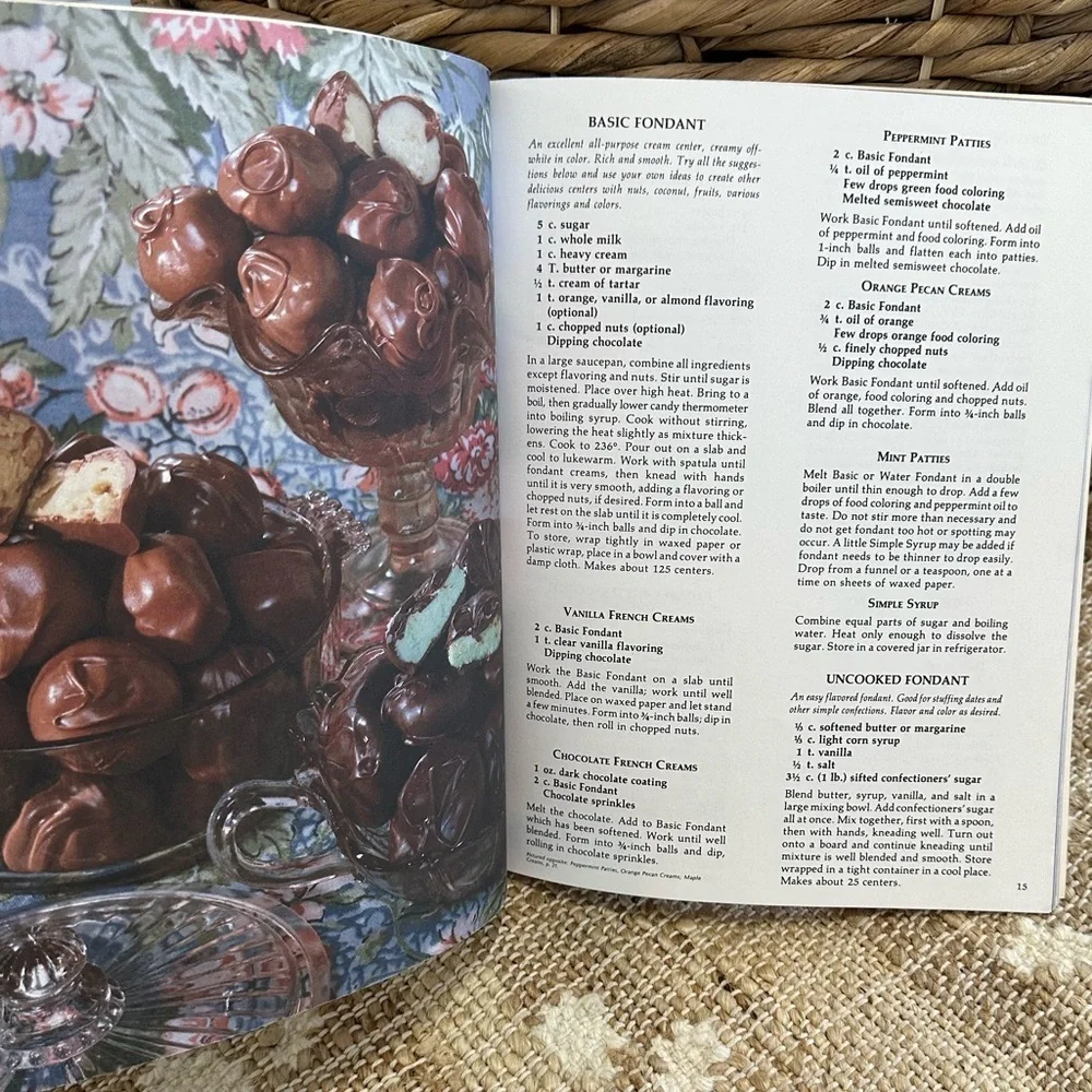 Vintage Candy Cookbook Recipes 1979 Ideals Mildred Brand Paperback CandyMaking